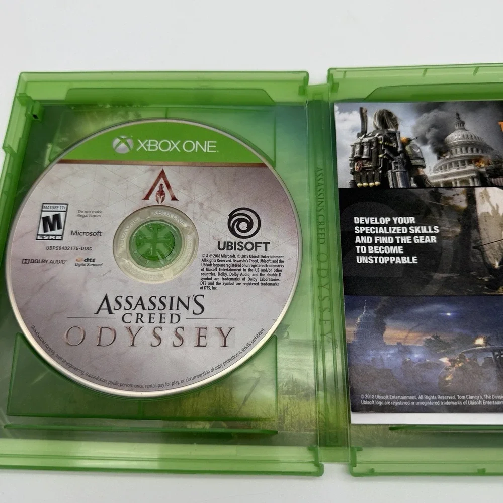 Assassin's Creed Odyssey Xbox One Complete w/ Case & Disc